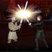 Very colorful game based on Star Wars. Pick a Jedi: Anakin Skywalker or Obi-Wan Kenobi and fight against the other Jedi.