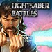 Ever wanted to use a lightsaber? Now you can play as your favorite action characters using lightsabers to battle it out in 3d rendered environments.
